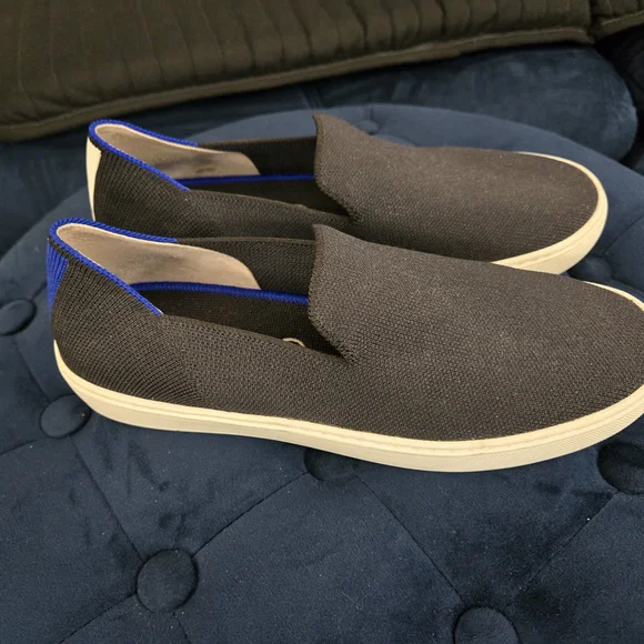 Rothy's The Original Slip On Sneaker, Black Womens Size 8.5 NEW - Picture 4 of 6